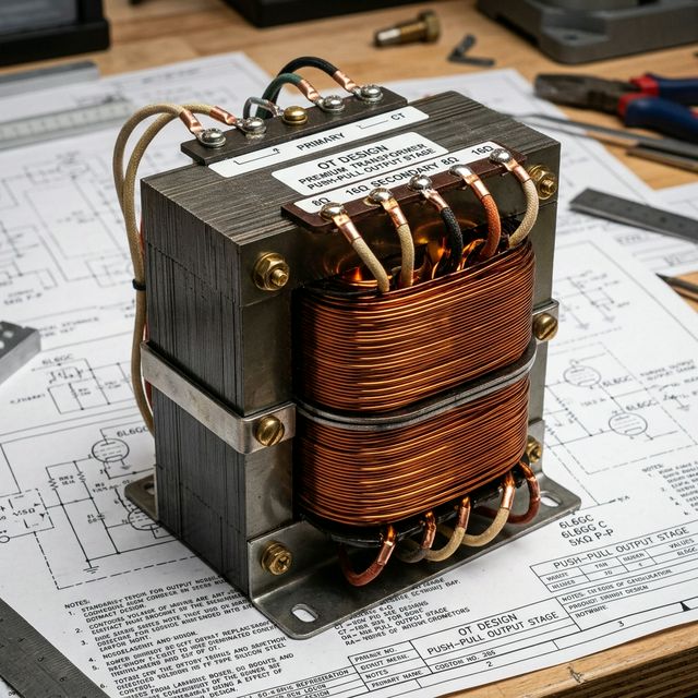 Cálculo de impedancia primaria Zp para transformadores de salida de audio