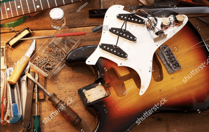 arreglar guitarra electrica